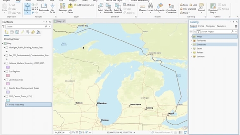 Thumbnail for ArcGIS Pro Tutorial: Catalog Overview