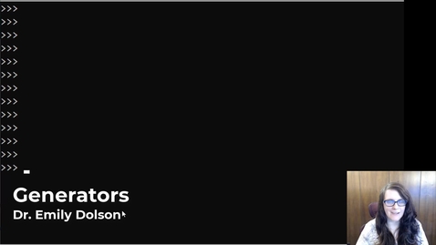 Thumbnail for Generators in Python