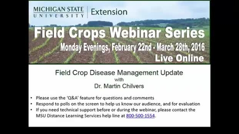 Thumbnail for entry Disease Management Update 2016