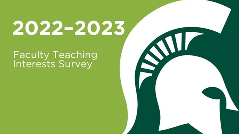 Thumbnail for entry WRAC 2022-2023 Faculty Teaching Interests Form Overview