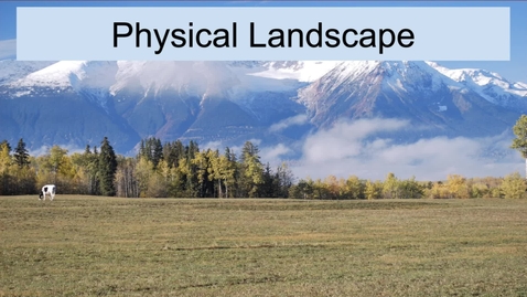 Thumbnail for GEO330: New England: Physical Setting