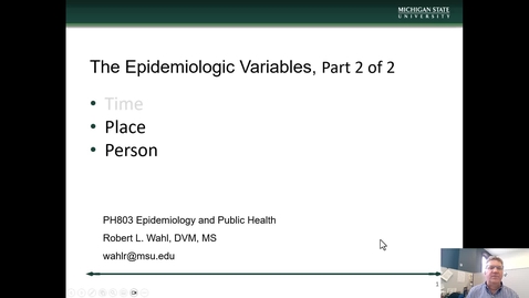 Thumbnail for Module 5 - Epidemiologic Variables, Part 2 of 2 - PowerPoint