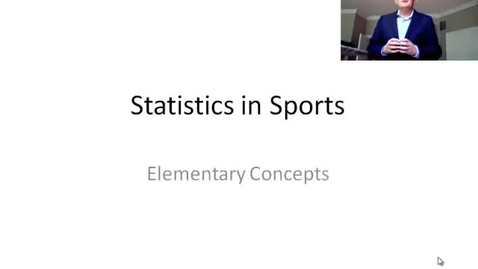 Thumbnail for entry lecture 1 - statistics in sports.mp4