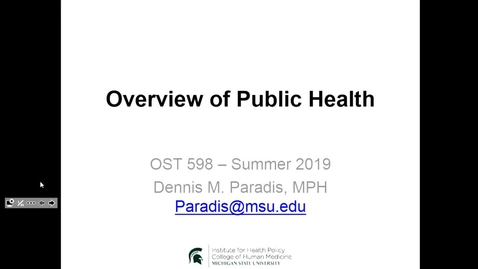 Thumbnail for OST598 Public Health