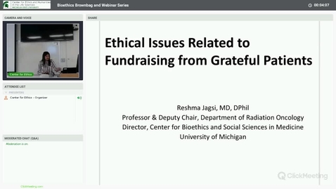 Thumbnail for Ethical Issues Related to Fundraising from Grateful Patients