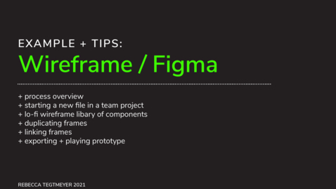 Thumbnail for GD160: Wireframe / Figma