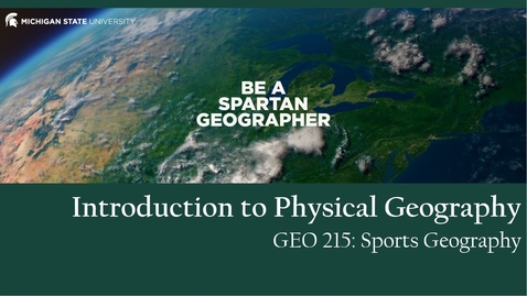Thumbnail for GEO 215, Video Lecture for the Lesson on Intro to Physical Geography