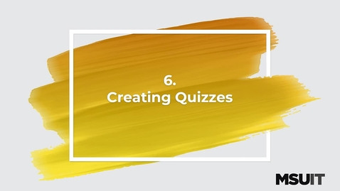 Thumbnail for entry Sharing and Creating Media in Mediaspace - Creating Quizzes