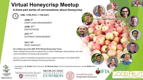 Thumbnail for entry Honeycrisp Virtual Meetup #4 Harvest - Part 1