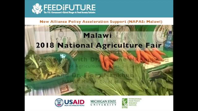 Malawi 2018 Agriculture Fair Feed The Future Innovation Lab For Food Security Policy