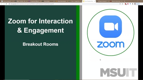 Thumbnail for entry Zoom for Interaction &amp; Engagement, Part 2 - Breakout Rooms (02.03.2022)