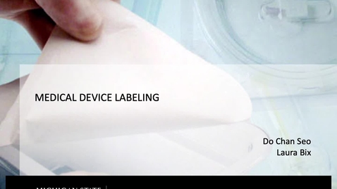 Thumbnail for Medical Device Labeling