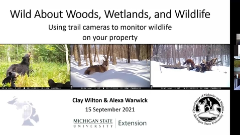 Thumbnail for entry Wild About Watching Wildlife-Trail Cameras