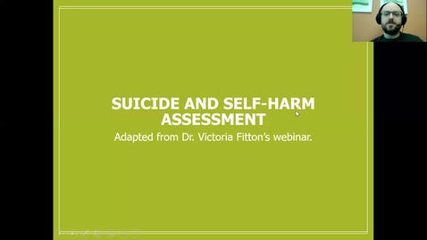 Thumbnail for entry Suicide Assessment