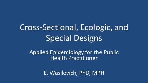 Thumbnail for CrossSectionalEcologic_S2013