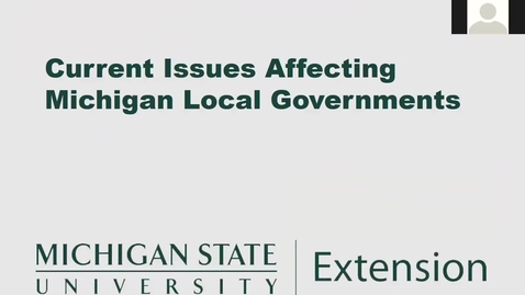 Thumbnail for Current Issues Affecting Michigan Local Governments: Expanding Broadband Access