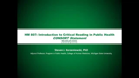 Thumbnail for HM807 Mod11Lecture