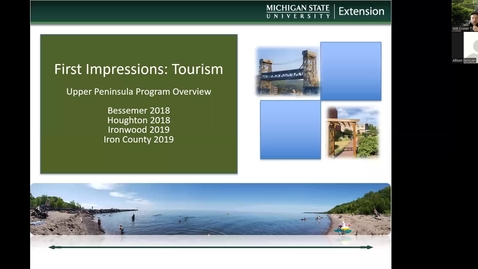 Thumbnail for entry First Impressions Tourism in the Upper Peninsula