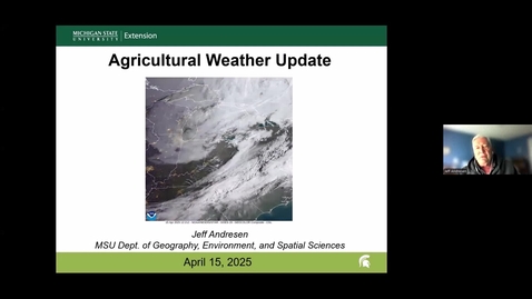 Thumbnail for Agricultural Weather Update - April 15, 2025
