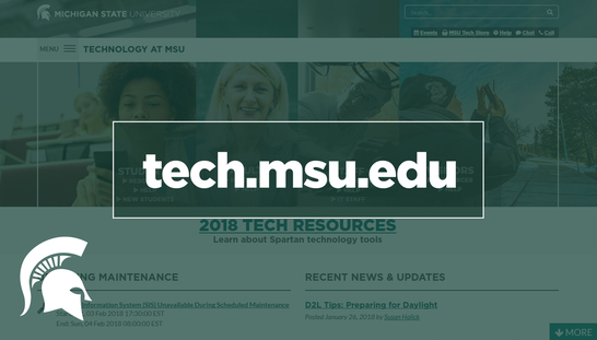 IT resources on tech.msu.edu