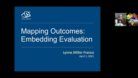Thumbnail for entry Mapping Outcomes: Embedded Evaluation