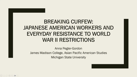 Thumbnail for ODWODL - Anna Pegler-Gordon 10/18/2023 [LIB]