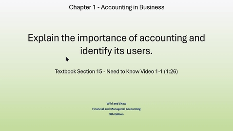 Thumbnail for ACC 202 - CH 1 - Concept 1
