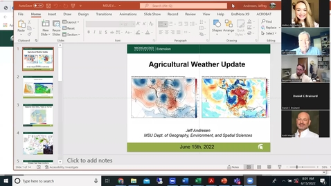 Thumbnail for entry Agricultural weather forecast for June 15, 2022