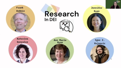 Thumbnail for ANDIE 2022 - Research in DEI  (Part 5/6)