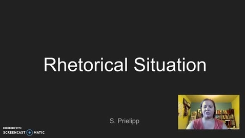 Thumbnail for Rhetorical Situation