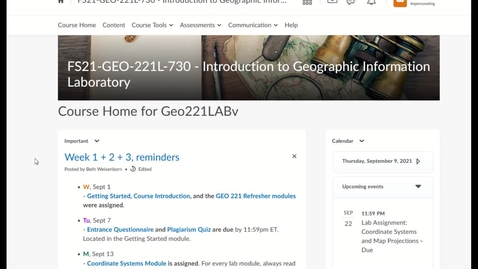 Thumbnail for entry Week 2 Notes (FS21 GEO 221LAB, section 730)