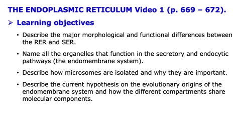 Thumbnail for entry 006 Endomembrane System Video 1