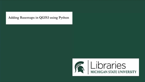 Thumbnail for Adding Basemaps in QGIS 3 with Python