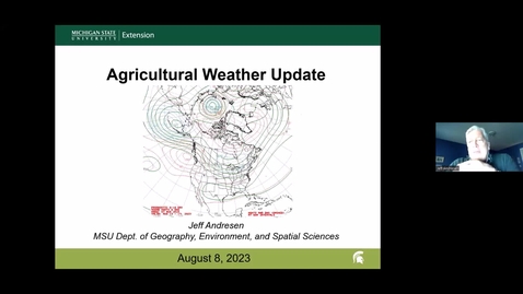 Thumbnail for entry Agricultural Weather Update - August 8, 2023