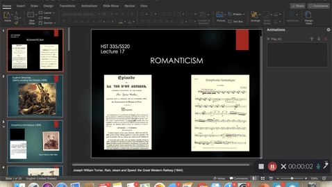 Thumbnail for Lecture 17: Romanticism