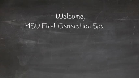 Thumbnail for entry NSO First -Generation Parent Video