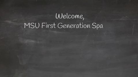 Thumbnail for NSO First -Generation Parent Video