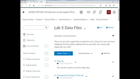 Thumbnail for entry Video Demo on Downloading Your Zipped Data Layer Files