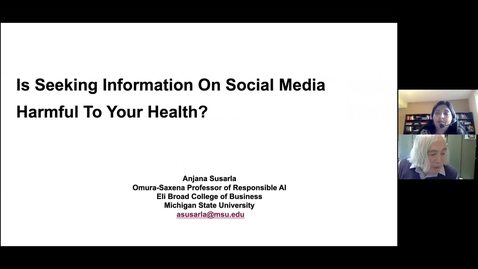 Thumbnail for entry Is Seeking Information on Social Media Harmful to Your Health?