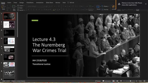 Thumbnail for entry Lecture 4.3 - Part 1