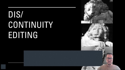 Thumbnail for Week 3 Part 2 - Discontinuity Editing