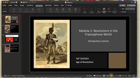 Thumbnail for entry Module 2: Revolutions in the Francophone World (Introduction) 