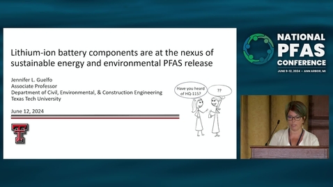 Thumbnail for D4.2.3. Sustainability: Jennifer Guelfo. Texas Tech University
