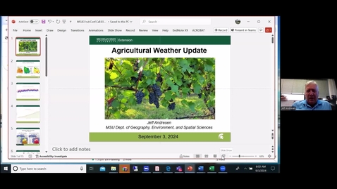 Thumbnail for Agricultural Weather Update - September 3, 2024
