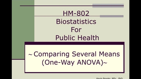 Thumbnail for entry HM802 sec730 Module10 ANOVA_SAS