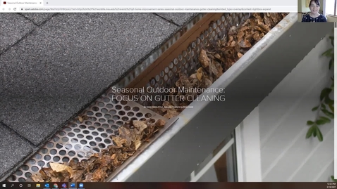 Thumbnail for entry Seasonal Outdoor Maintenance: Gutter Cleaning