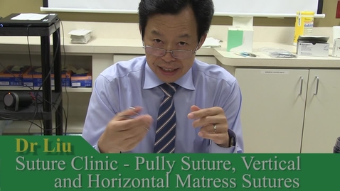 Thumbnail for Pully sutures and Mattress Sutures
