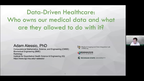 Thumbnail for entry Healthcare Artificial Intelligence Needs Patient Data: Who “Owns” the Data About You?