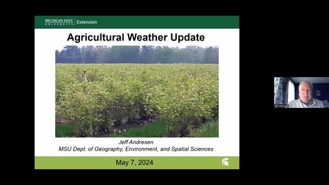 Thumbnail for entry Agricultural Weather Update - May 7, 2024