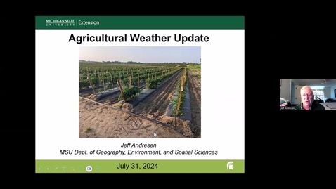Thumbnail for Agricultural Weather Update - July 31, 2024